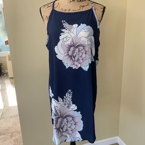 NWT bold floral print dress